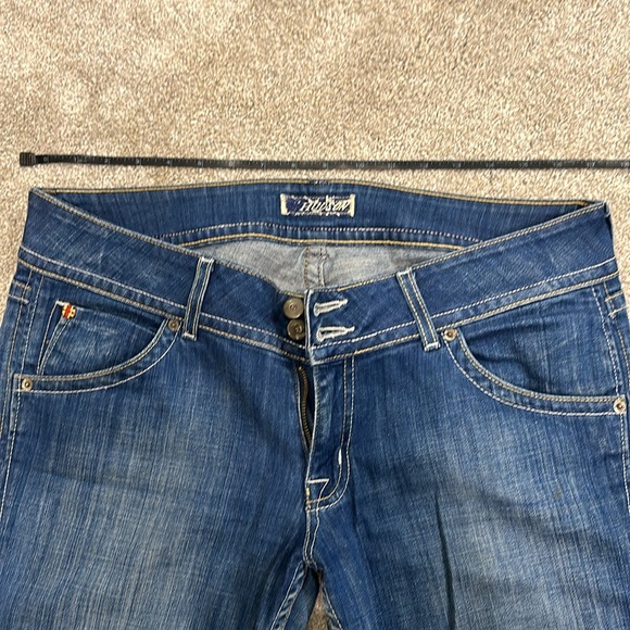 🇬🇧 HUDSON Low Rise Bootcut Flare Jeans Vintage - Picture 11 of 11